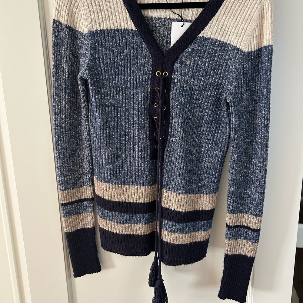 Tory Burch V-neck Top with tassels